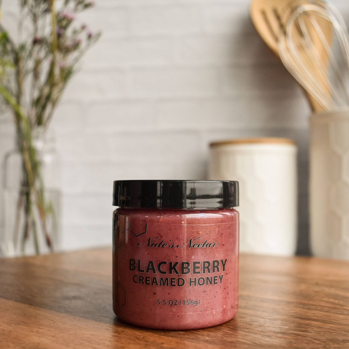 Blackberry Creamed Honey