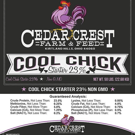 Cool Chick Starter Feed (Shipped)