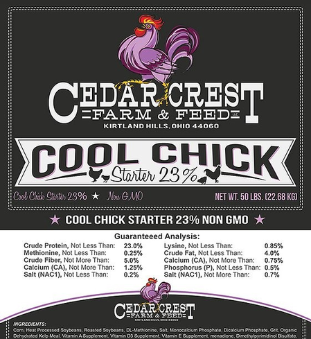 Cool Chick Starter Feed (Shipped)