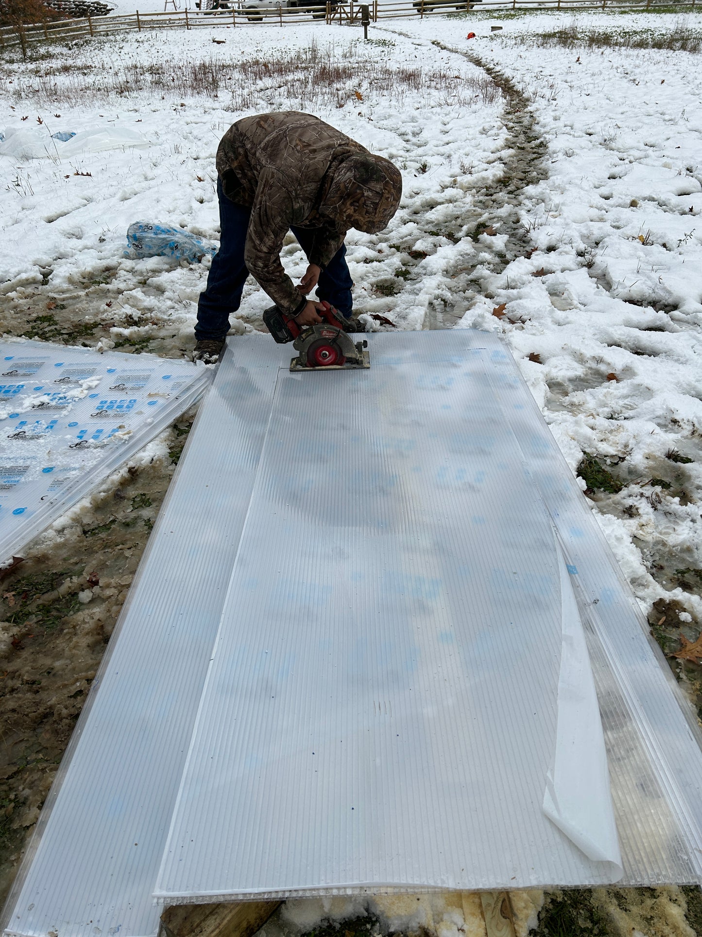 Polycarbonate Winter Sheeting